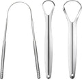 3 PCS Metal Tongue Scraper, Tongue Scrapers for Adults, Stainless Steel Tounge Scrappers, Tounge Scraper, Portable Tongue Scrappers YLYL