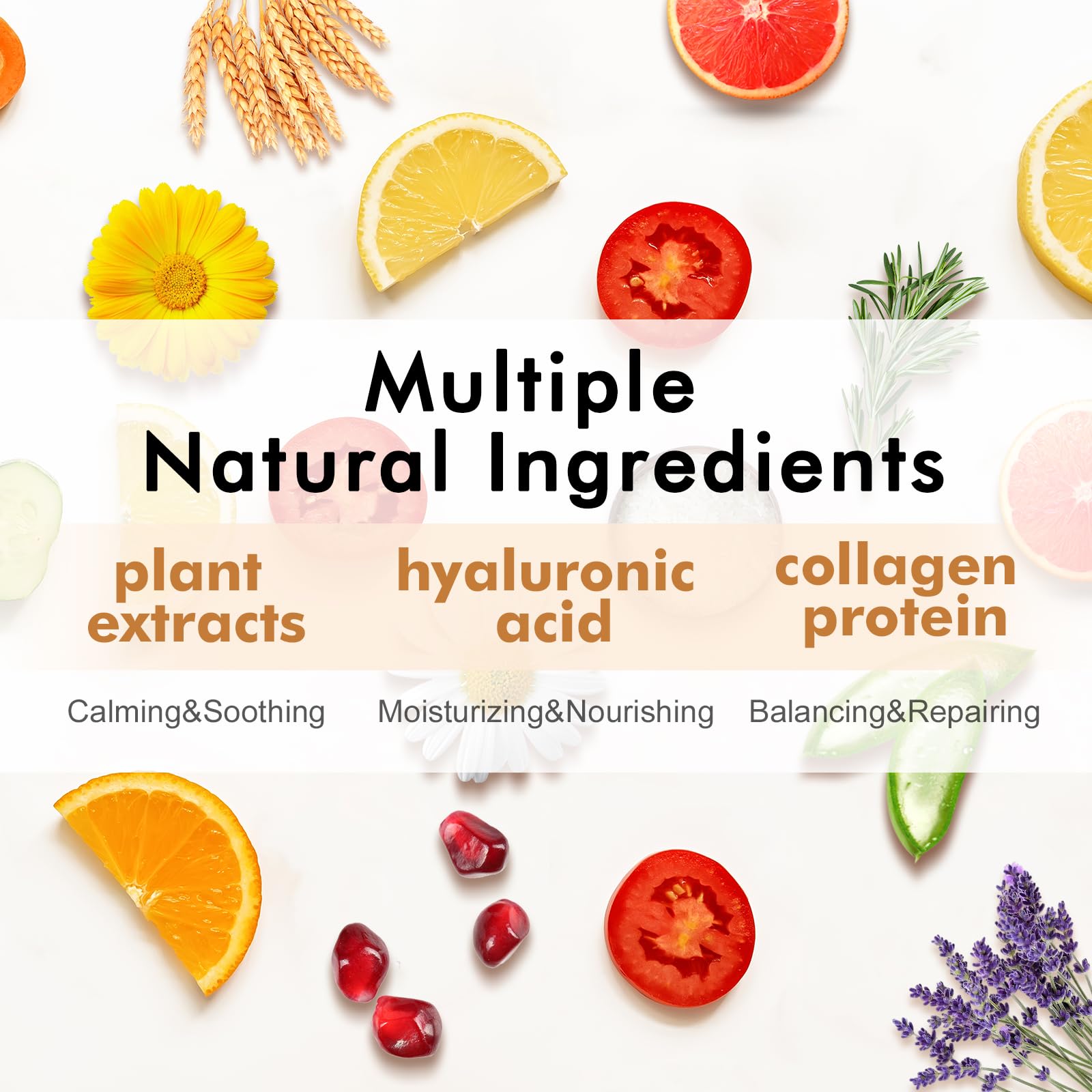 9 Pack Collagen Face Masks Skincare for Women, Hydrating Sheet Face Masks Suitable for All Skin Types, Bulk Facial Masks for Women Skin Care, Face Mask Gifts Set for Spa Party