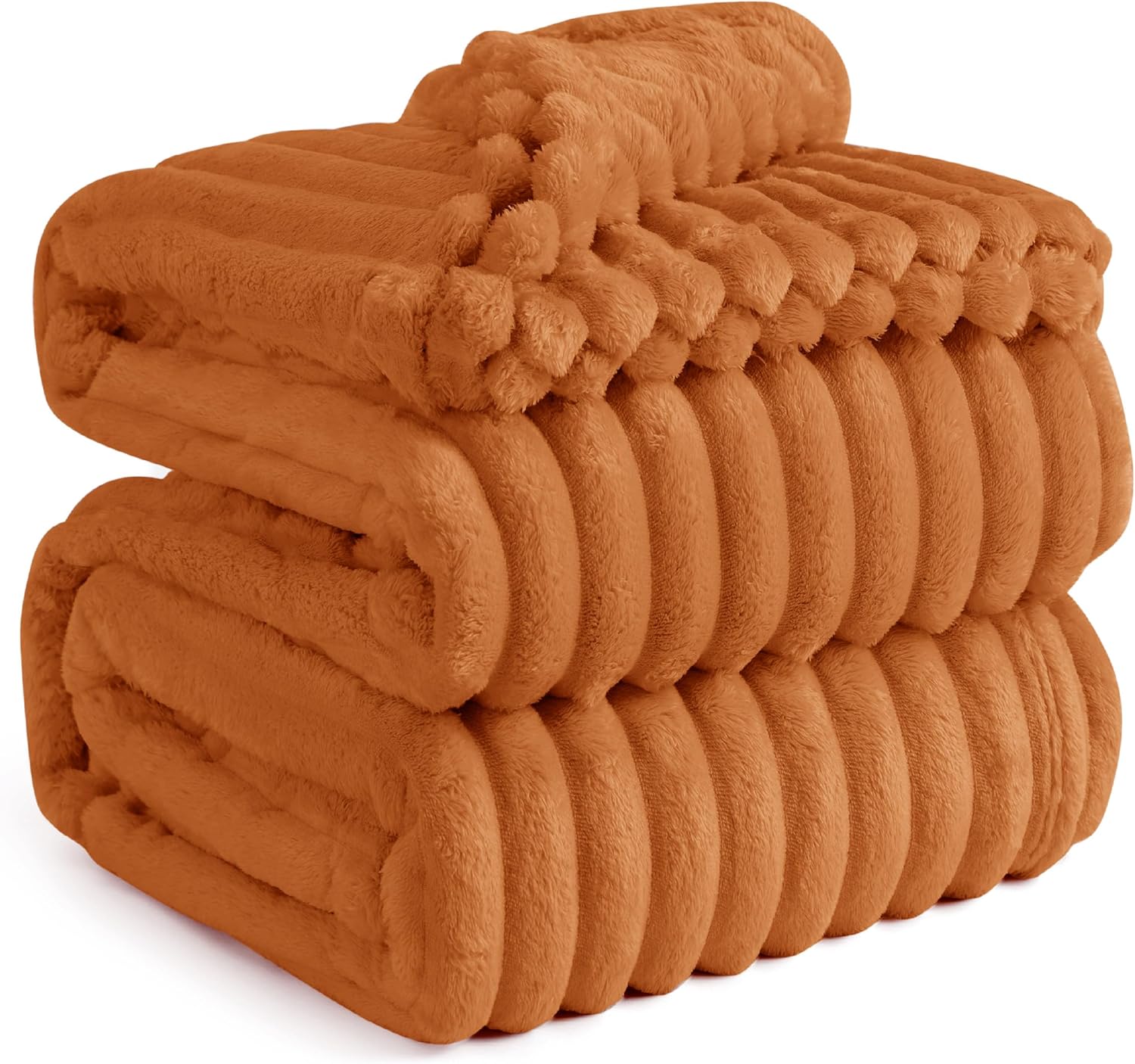 Bedsure GentleSoft White Throw Blanket for Couch - Cozy Fleece Throw Blanket for Women Girls, Valentines Day Gifts for Her Him, Birthday Gifts for Women, Room Home Boho Decor, Off White, 50x60 Inches